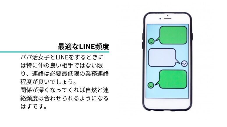 パパ活女子が思う最適なLINE頻度